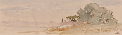 Thebes by Edward Lear